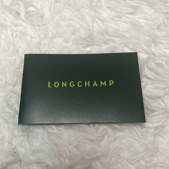 New Longchamp Cavalcade Lambskin Leather Shoulder Tote Bag Purse Black - Picture 13 of 16